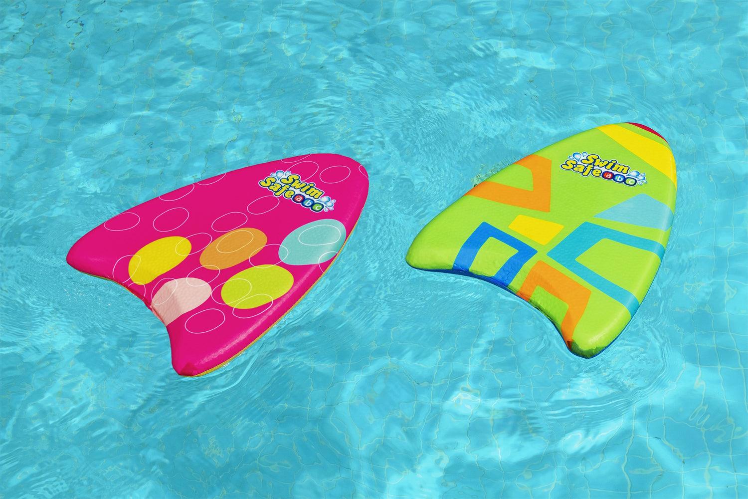Swim Safe ABC™ Kickboard with Textile Cover Level C AquaStar™ 3-6 Years - Ourkids - Bestway