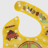 Taxi Cab Bib With Silicone Pocket - Ourkids - Bella Bambino