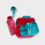 Teal/Fuchsia The New M-Design Lunch Set 2.1 L - Ourkids - M Design