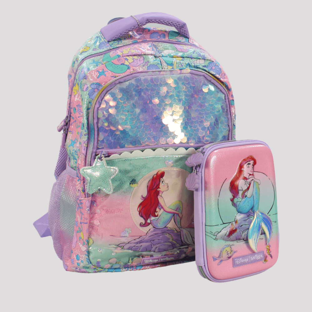 The Little Mermaid Backpack + Pencil Case - Ourkids - Smiggle