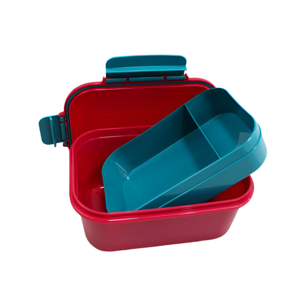 The New M-Design Fresco Lunch Box 1.1 L - Fuchsia/Teal - Ourkids - M Design
