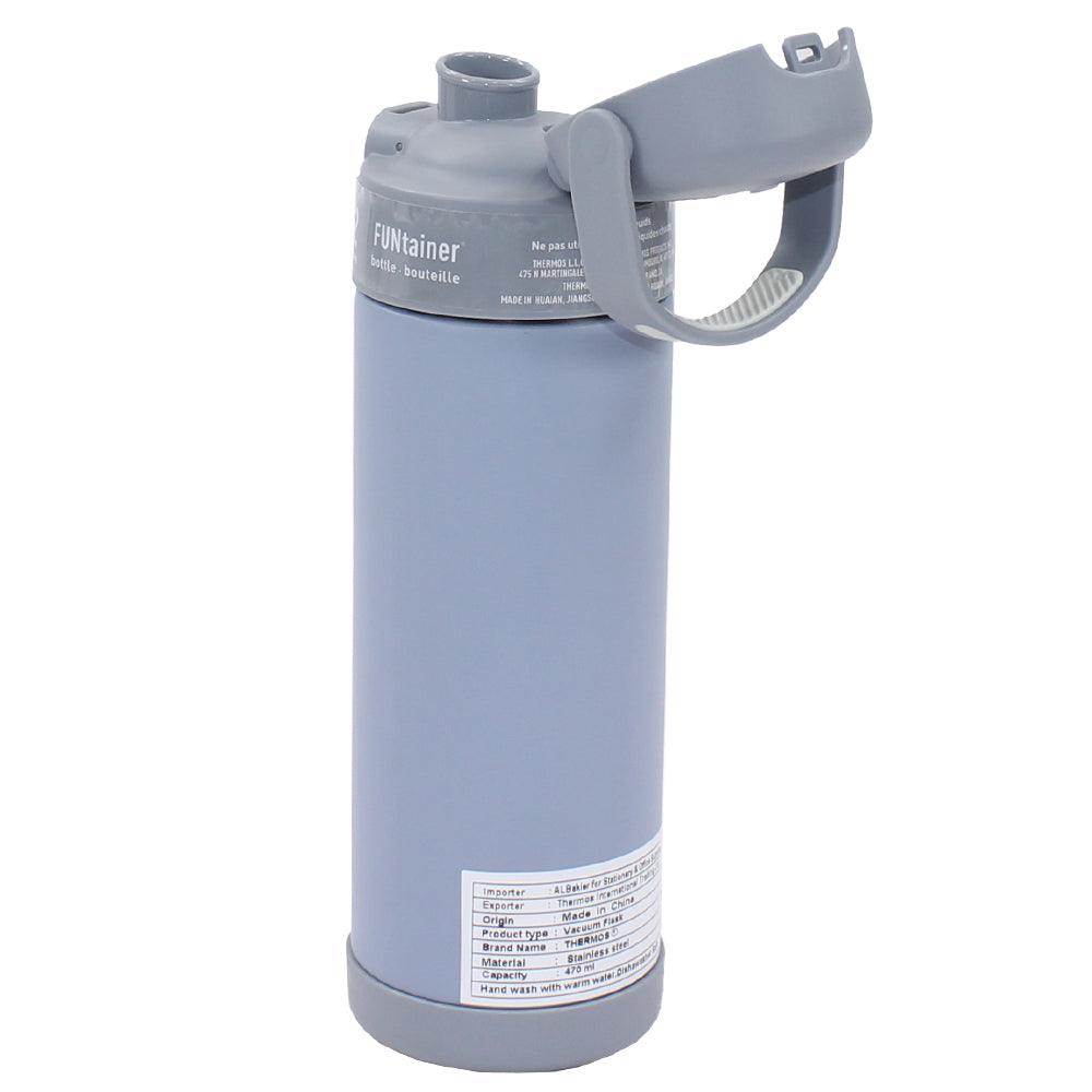 THERMOS FUNTAINER 470 ml STAINLESS STEEL WATER BOTTLE - Grey - Ourkids - Thermos