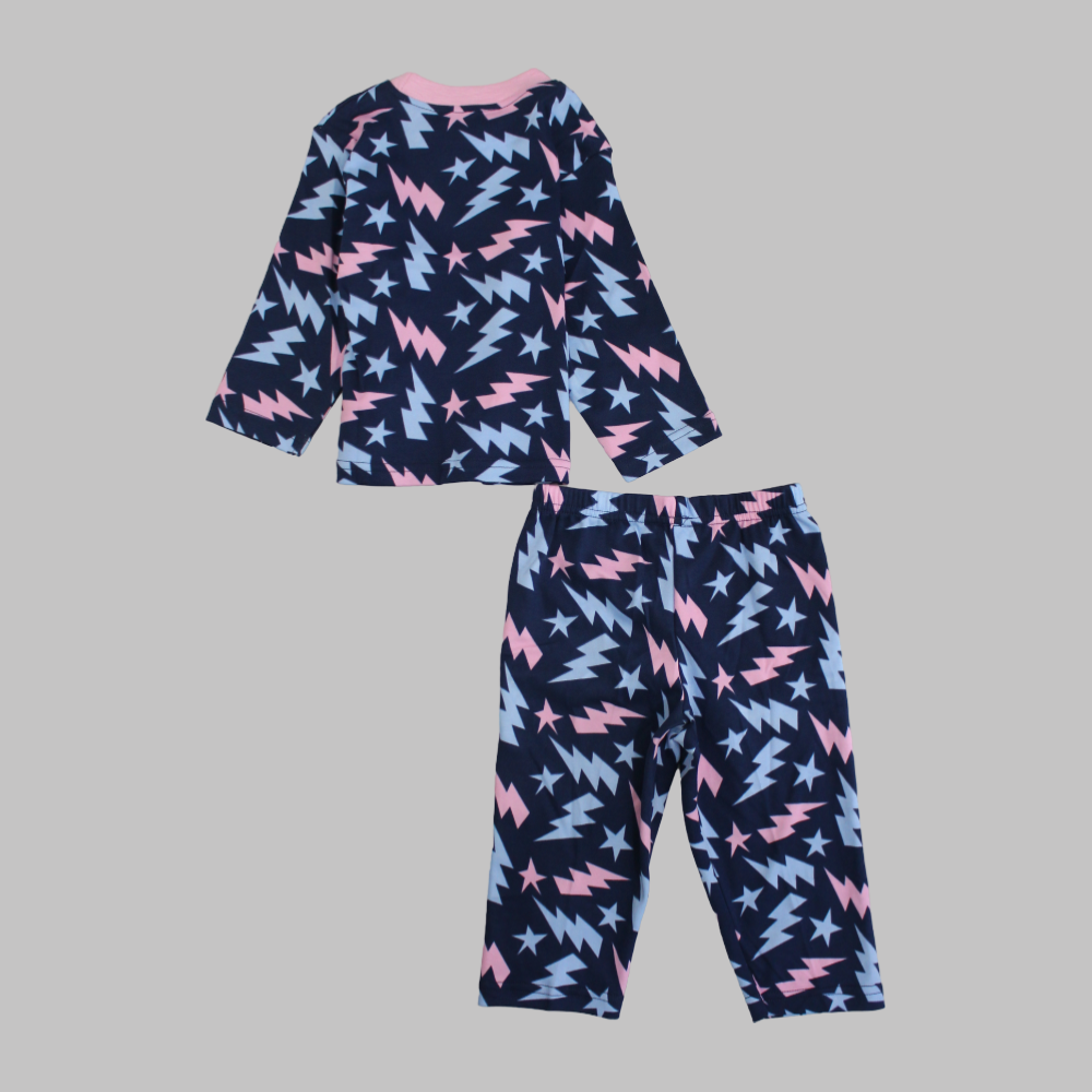 Thunders& Stars Long-Sleeved Pajama - Ourkids - Al Sayad