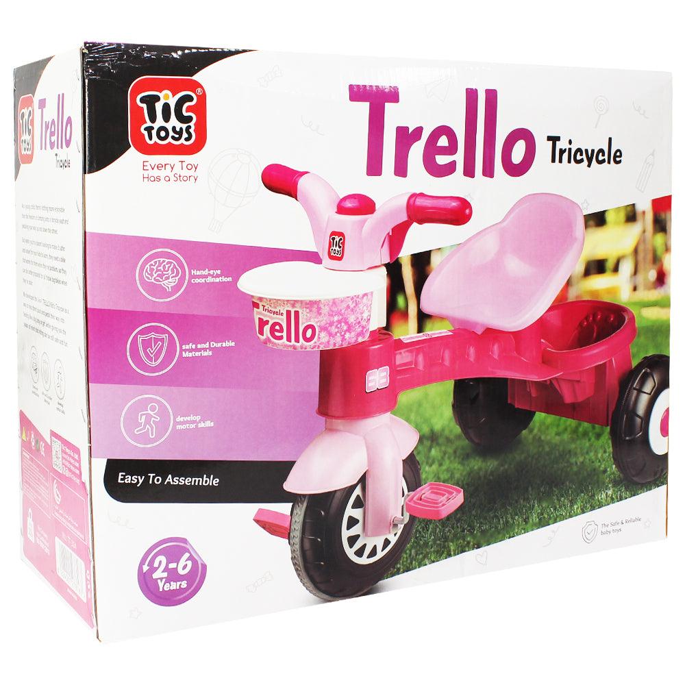 Tic Toys Kids 3 Wheel Bike - Pink - Ourkids - Tic Toys