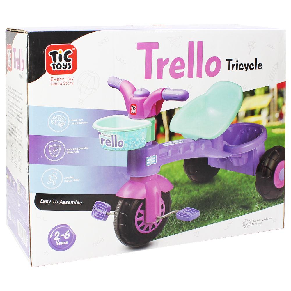 Tic Toys Kids 3 Wheel Bike - Purple - Ourkids - Tic Toys