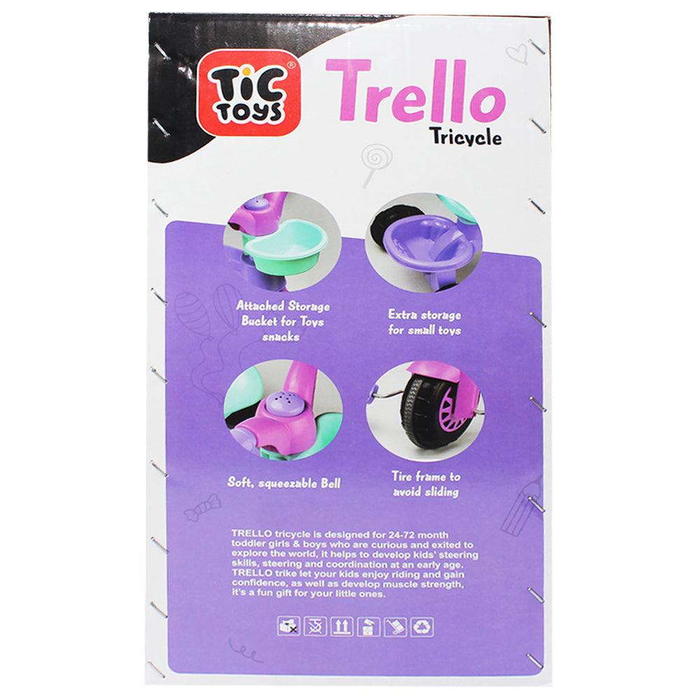 Tic Toys Kids 3 Wheel Bike - Purple - Ourkids - Tic Toys