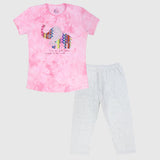 Tie Dye Short-Sleeved Pajama - Ourkids - JOKY