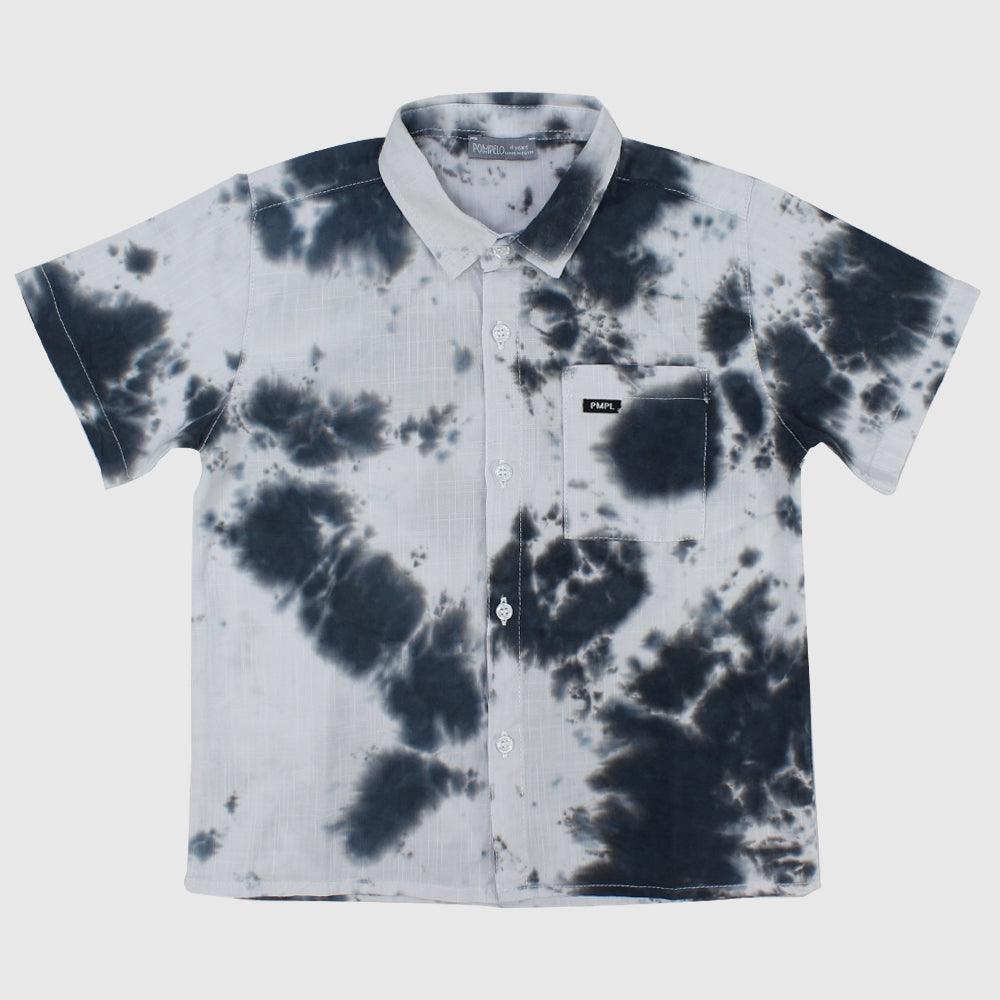 Tie Dye Short-Sleeved Shirt - Ourkids - Pompelo