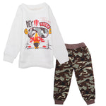 Tiger Dude Long-Sleeved Fleeced Pajama - Ourkids - JOKY