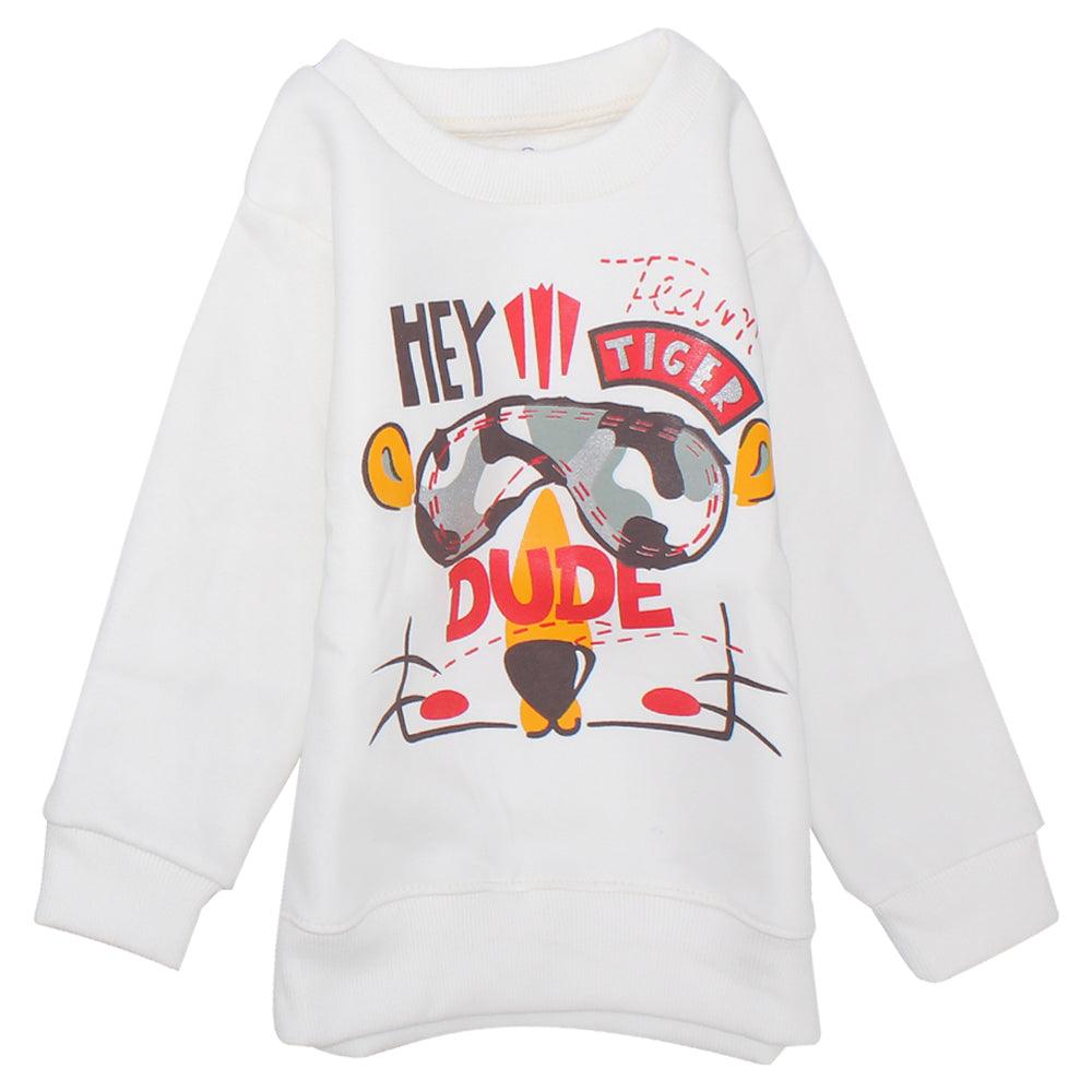 Tiger Dude Long-Sleeved Fleeced Pajama - Ourkids - JOKY