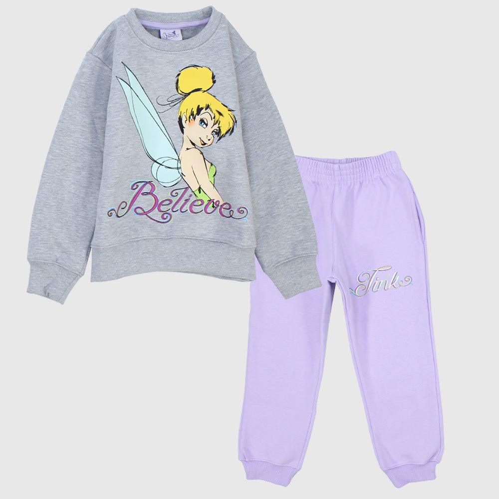 Tinker Bell Long-Sleeved Fleeced Pajama - Ourkids - Morenella