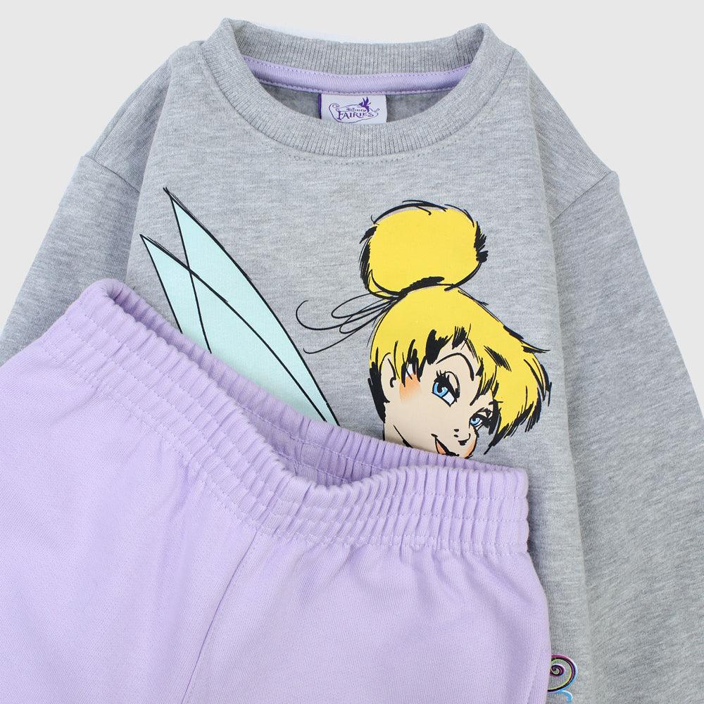 Tinker Bell Long-Sleeved Fleeced Pajama - Ourkids - Morenella