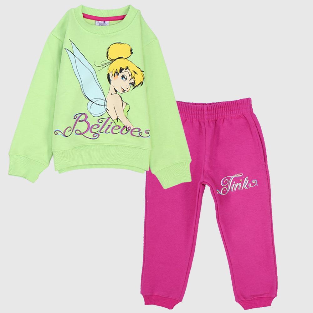 Tinker Bell Long-Sleeved Fleeced Pajama - Ourkids - Morenella