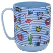 Titiz 3D Funny Glass 350 ML (Blue Flamingo) - Ourkids - TÄ°TÄ°Z