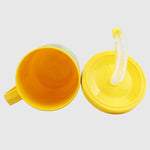 Titiz Plastic Funny Mug With Straw 350 ml (Fun House) - Ourkids - TİTİZ