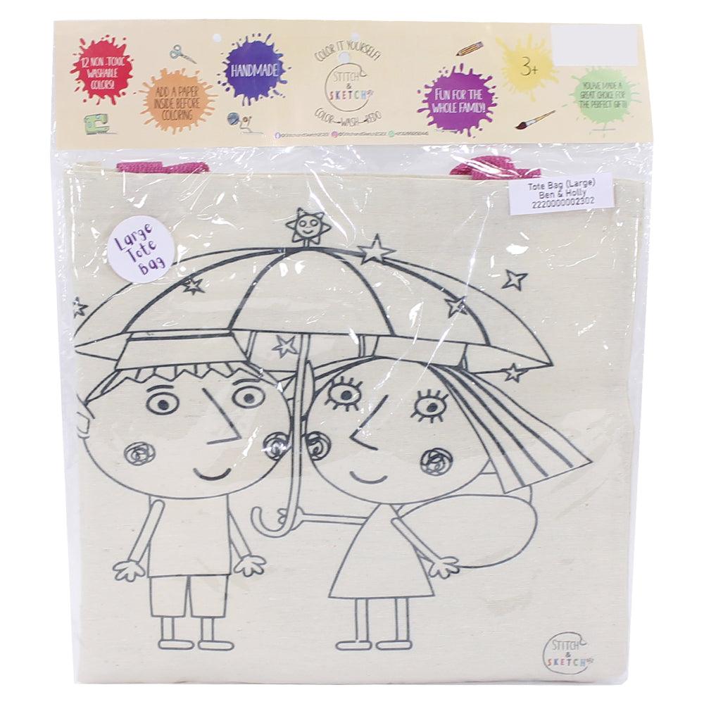 Tote Bag (Large) - Ben & Holly - Ourkids - Stitch and Sketch