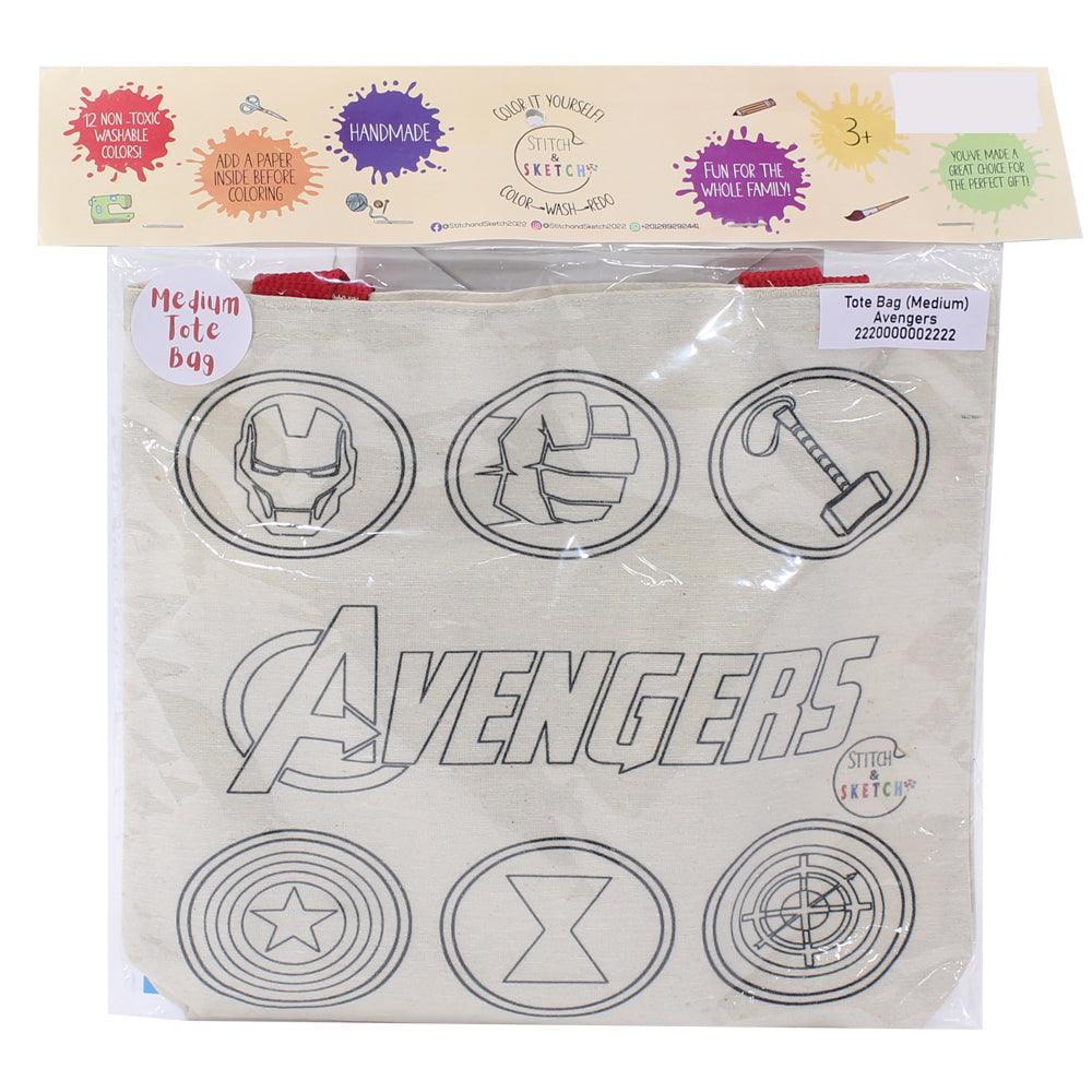 Tote Bag (Medium) - Avengers - Ourkids - Stitch and Sketch