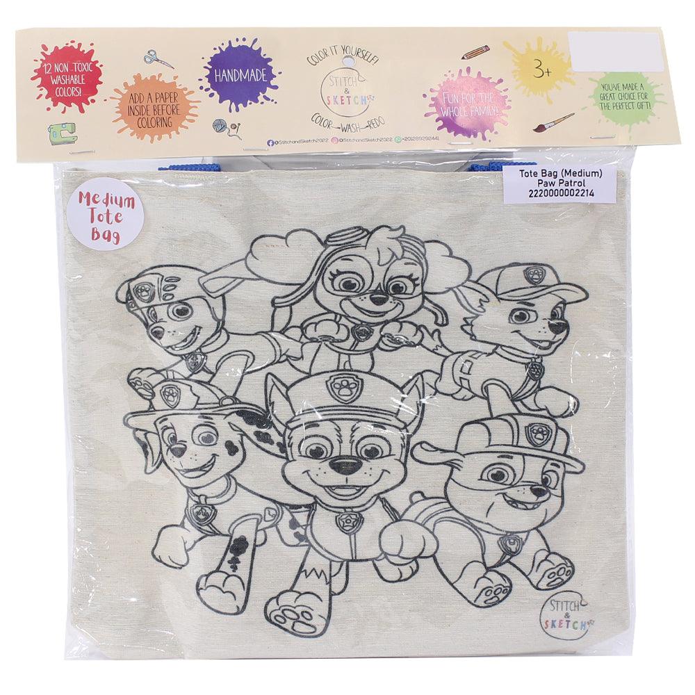 Tote Bag (Medium) - Paw Patrol - Ourkids - Stitch and Sketch