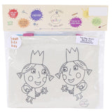 Tote bag (Small) - Ben and Holly (Daisy and Poppy) - Ourkids - Stitch and Sketch