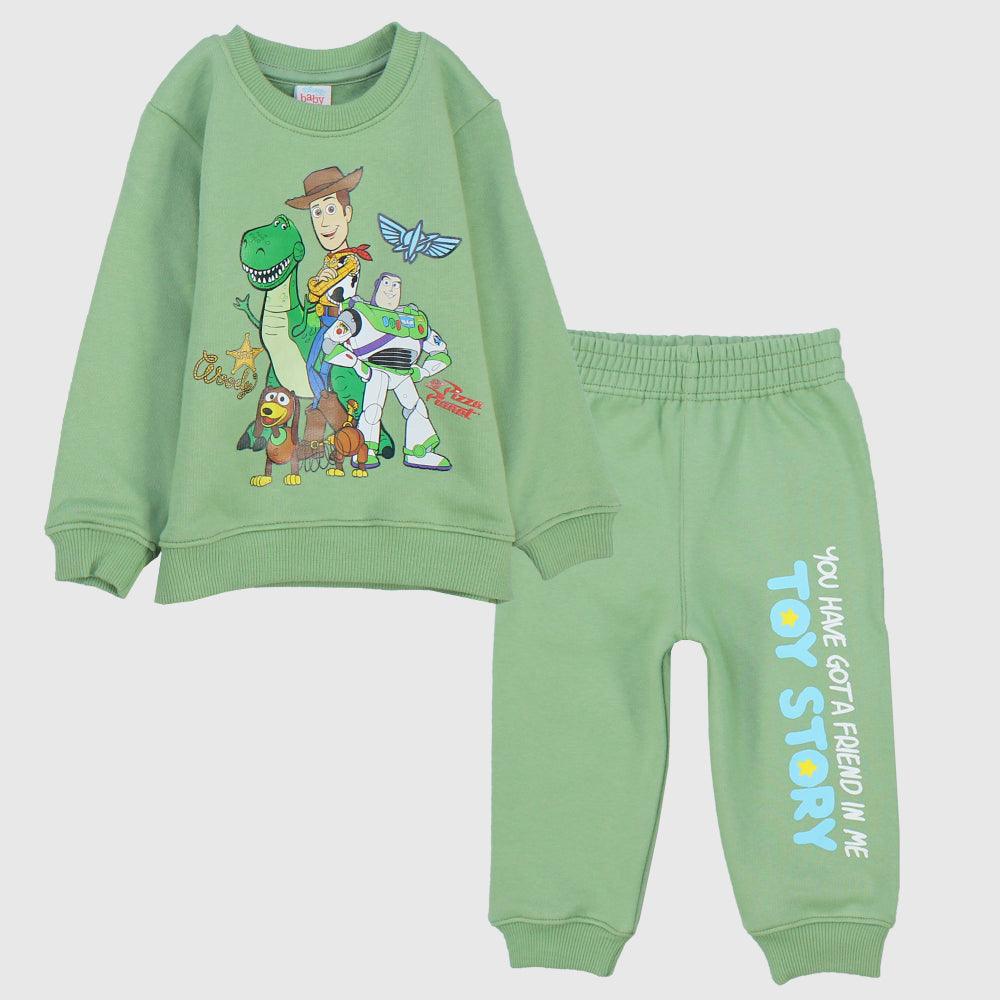 Toy Story Long-Sleeved Fleeced Pajama - Ourkids - Morenella