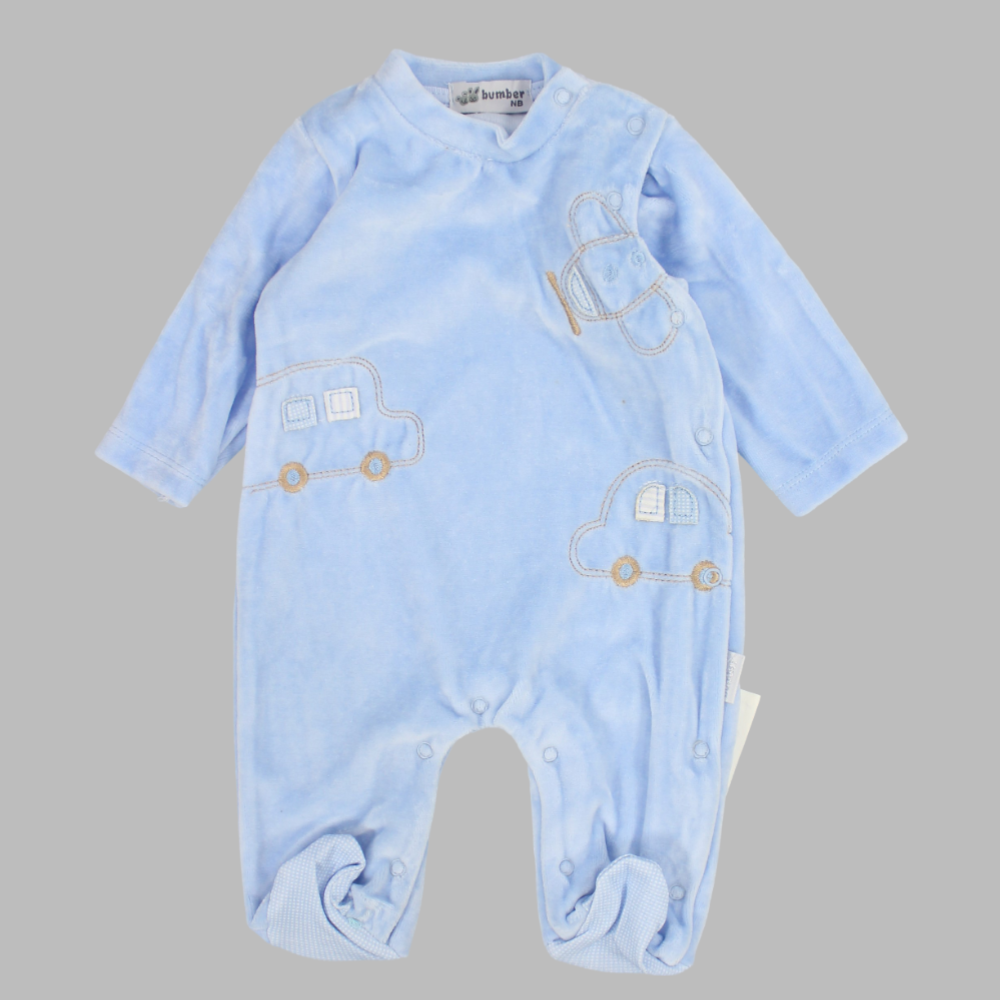 Transportation Long-Sleeved Baby Footie - Ourkids - Bumber