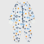 Transportation Long-Sleeved Baby Footie - Ourkids - JOKY