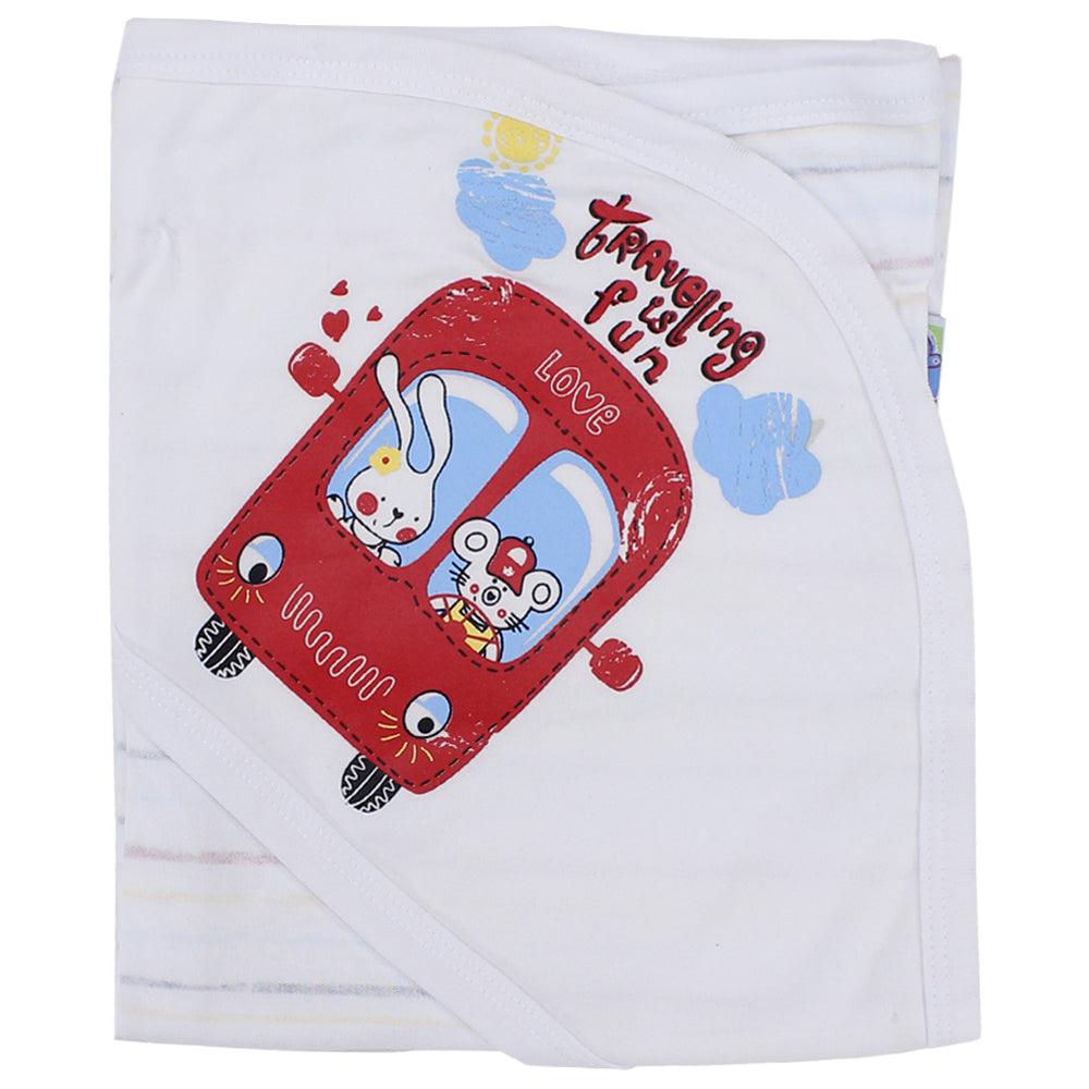 Travel Bus Baby Blanket - Ourkids - Berceau