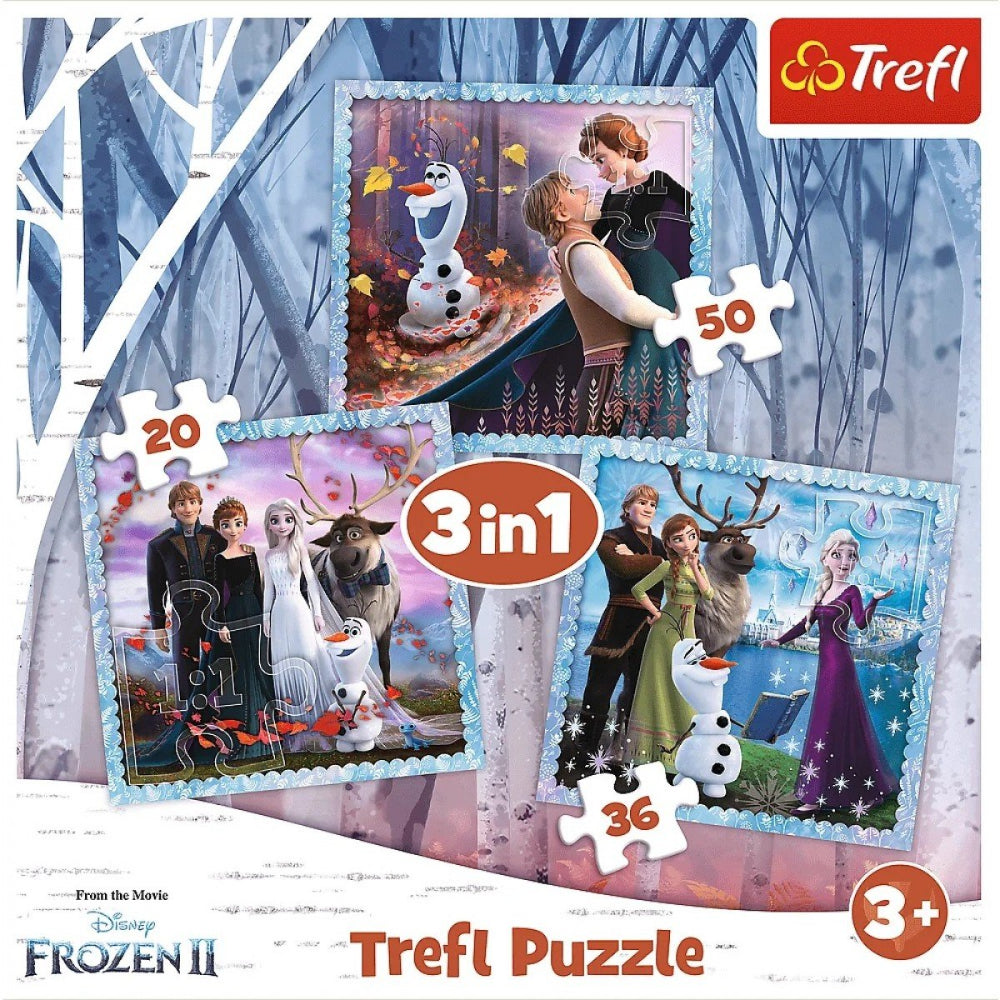 Trefl 3in1 Frozen Magical Story Puzzle