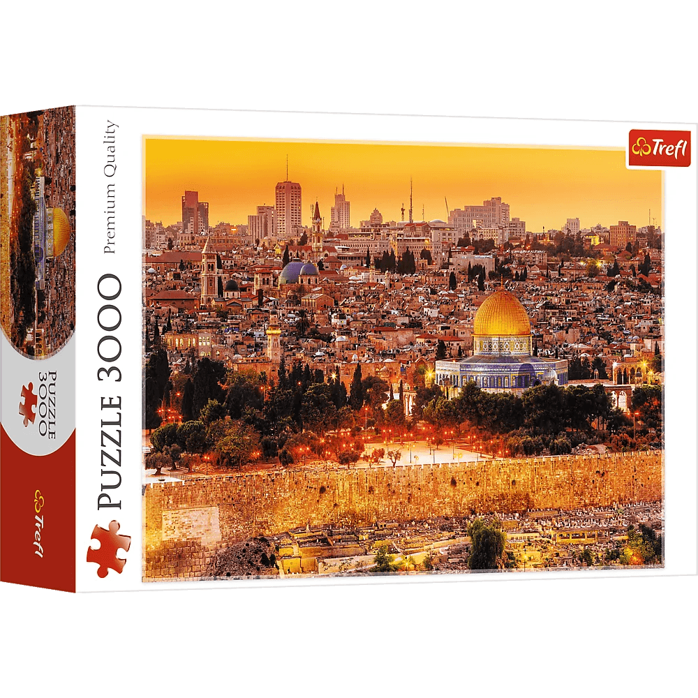 Trefl Jigsaw Puzzle - Roof Tops of Jerusalem - 3,000 pieces - Ourkids - Trefl