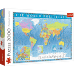 Trefl Political map of the world - 2000 pcs - Ourkids - Trefl