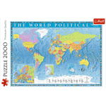 Trefl Political map of the world - 2000 pcs - Ourkids - Trefl