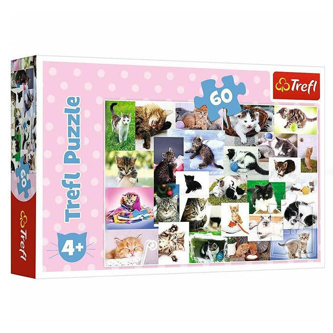 Trefl Puzzle Cat’s world - 60 Pieces - Ourkids - Trefl