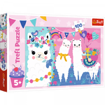 Trefl Puzzle Happy Llama 100 Pcs - Ourkids - Trefl