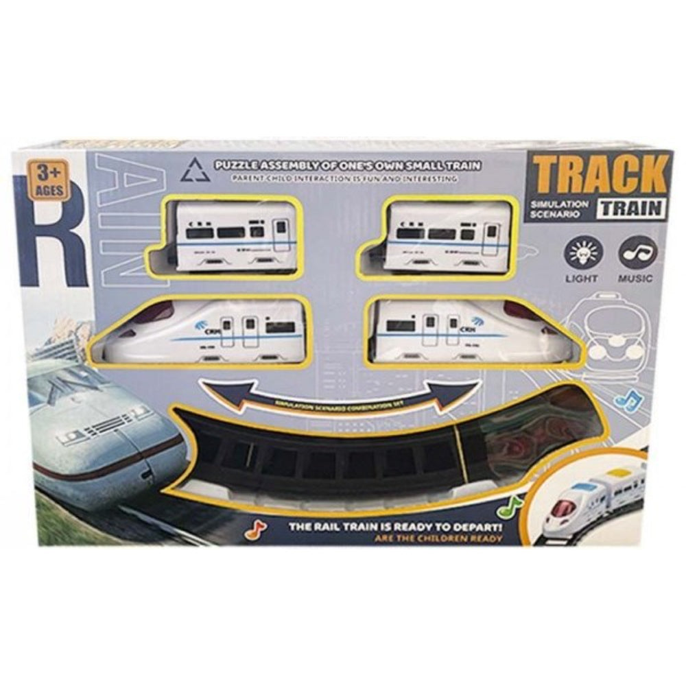 Electronic Train Set with Light & Sound – Fun Railway Adventure
