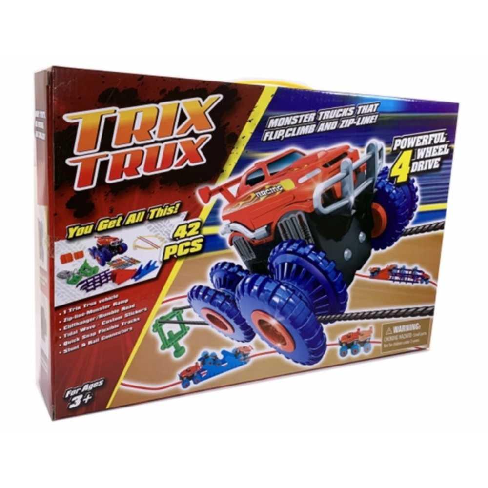 TRIX TRUX JEEP - SET 42 PCS MONSTER TRUCKS - Ourkids - OKO