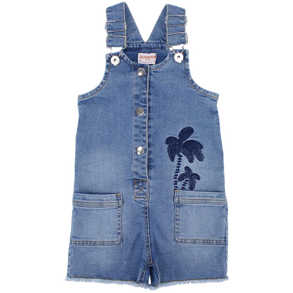 Tropical Jeans Overall - Ourkids - Quokka