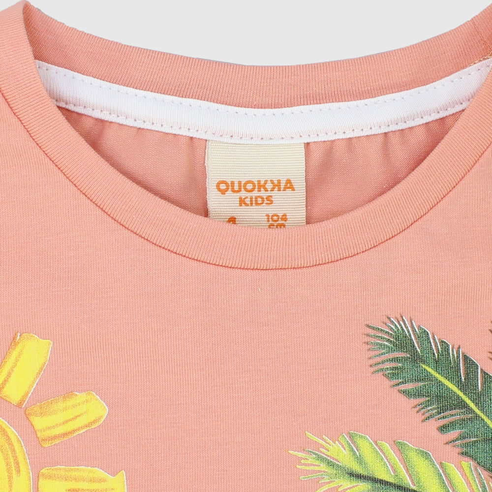 Tropical Short-Sleeved T-Shirt - Ourkids - Quokka