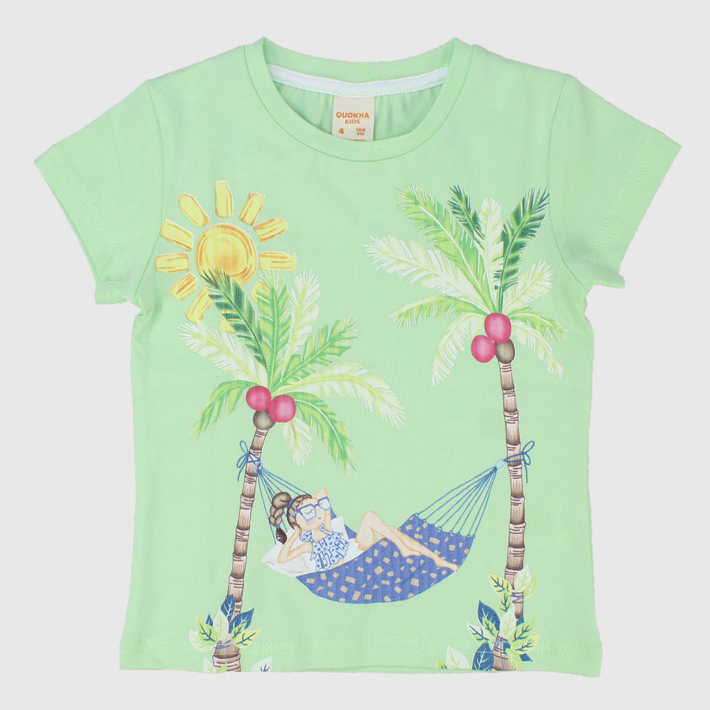 Tropical Short-Sleeved T-Shirt - Ourkids - Quokka