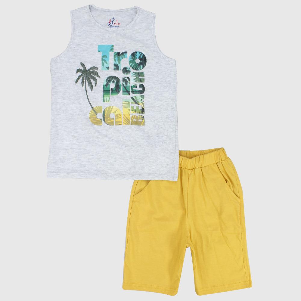 Tropical Sleeveless Pajama - Ourkids - JOKY