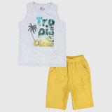 Tropical Sleeveless Pajama - Ourkids - JOKY