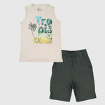 Tropical Sleeveless Pajama - Ourkids - JOKY