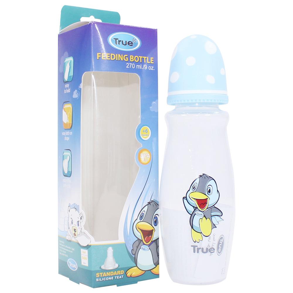 True Classic Feeding Bottle with silicon teat 270ml - Ourkids - True