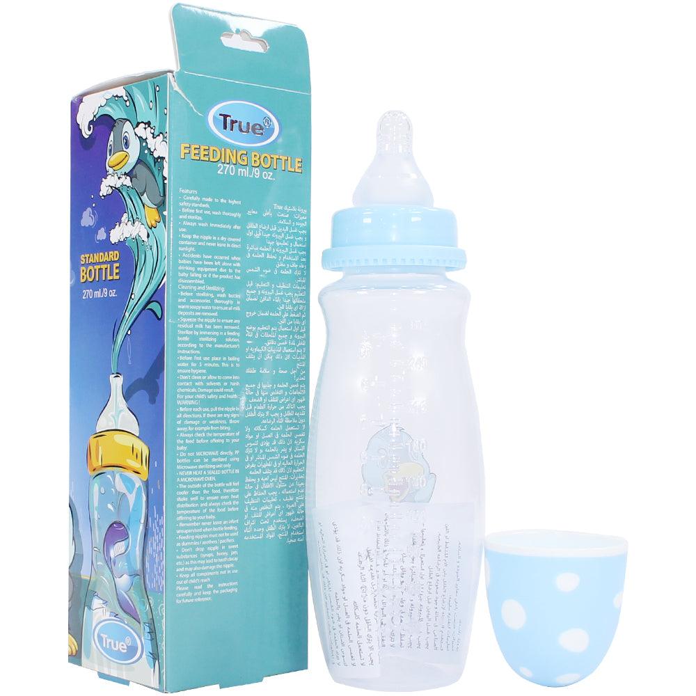 True Classic Feeding Bottle with silicon teat 270ml - Ourkids - True