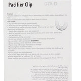True Gold Pacifier Clip - Ourkids - True