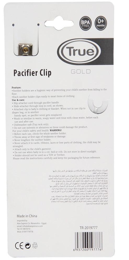 True Gold Pacifier Clip - Ourkids - True
