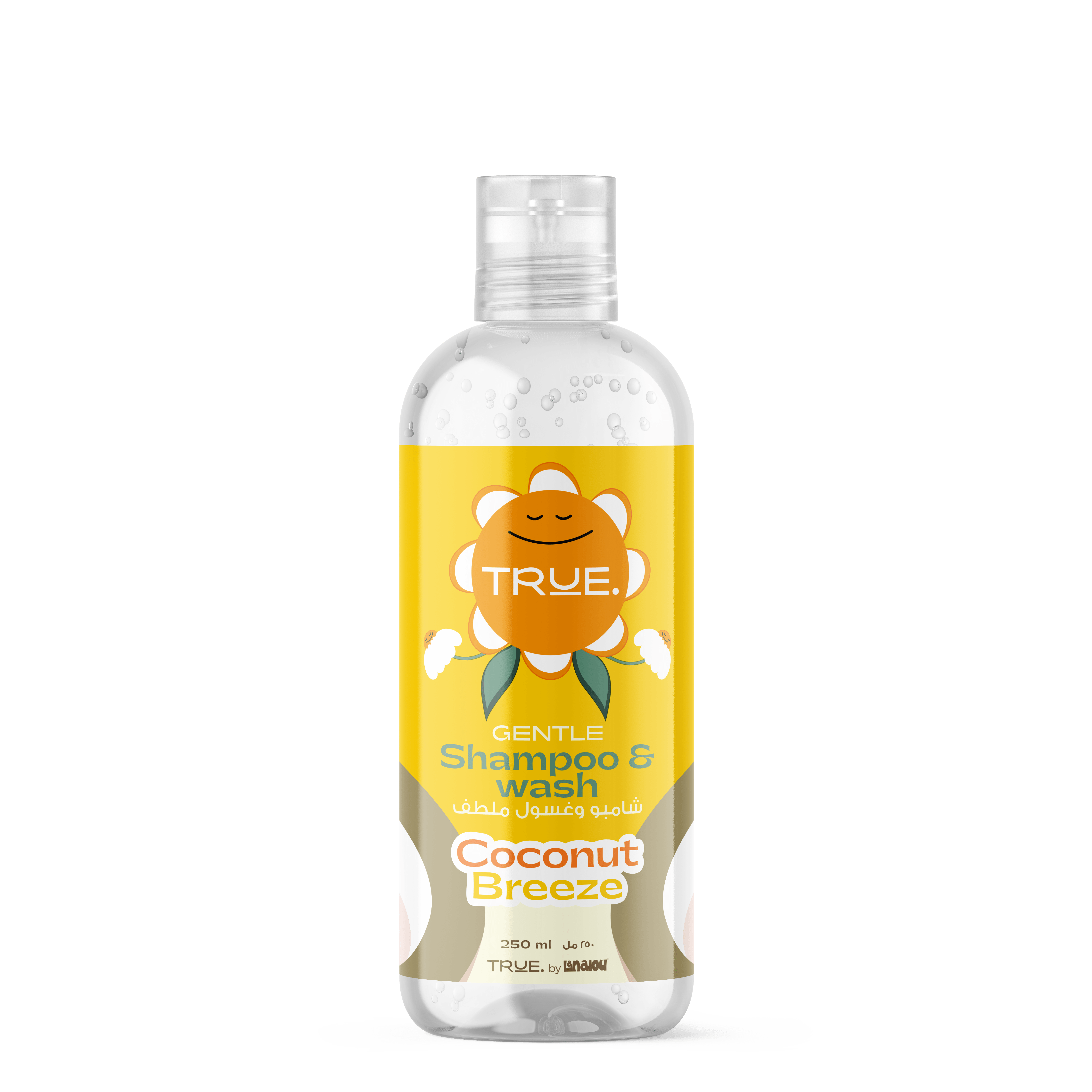 True Shampoo & Wash Coconut Scent 250 ml - Ourkids - Lanalou