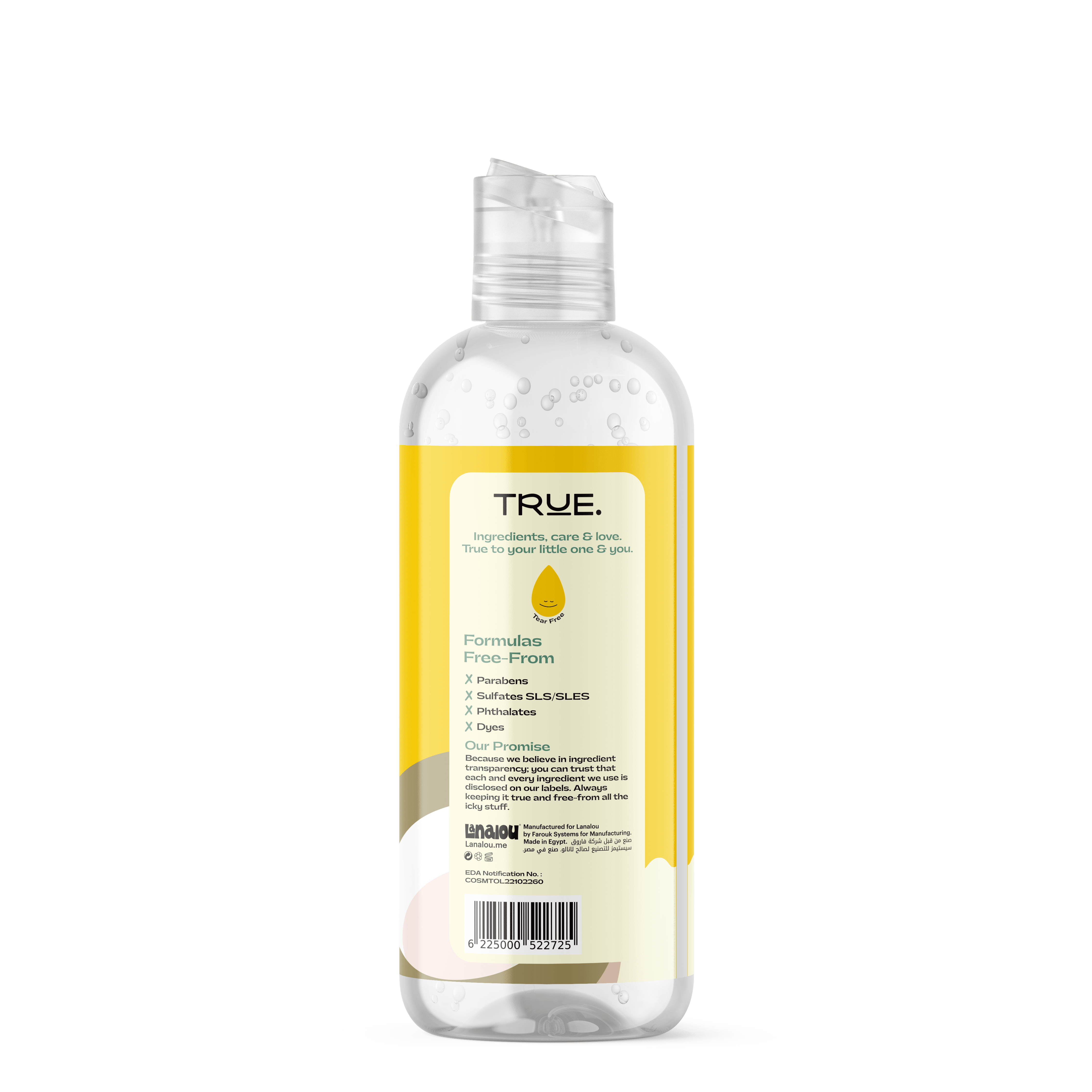 True Shampoo & Wash Coconut Scent 250 ml - Ourkids - Lanalou