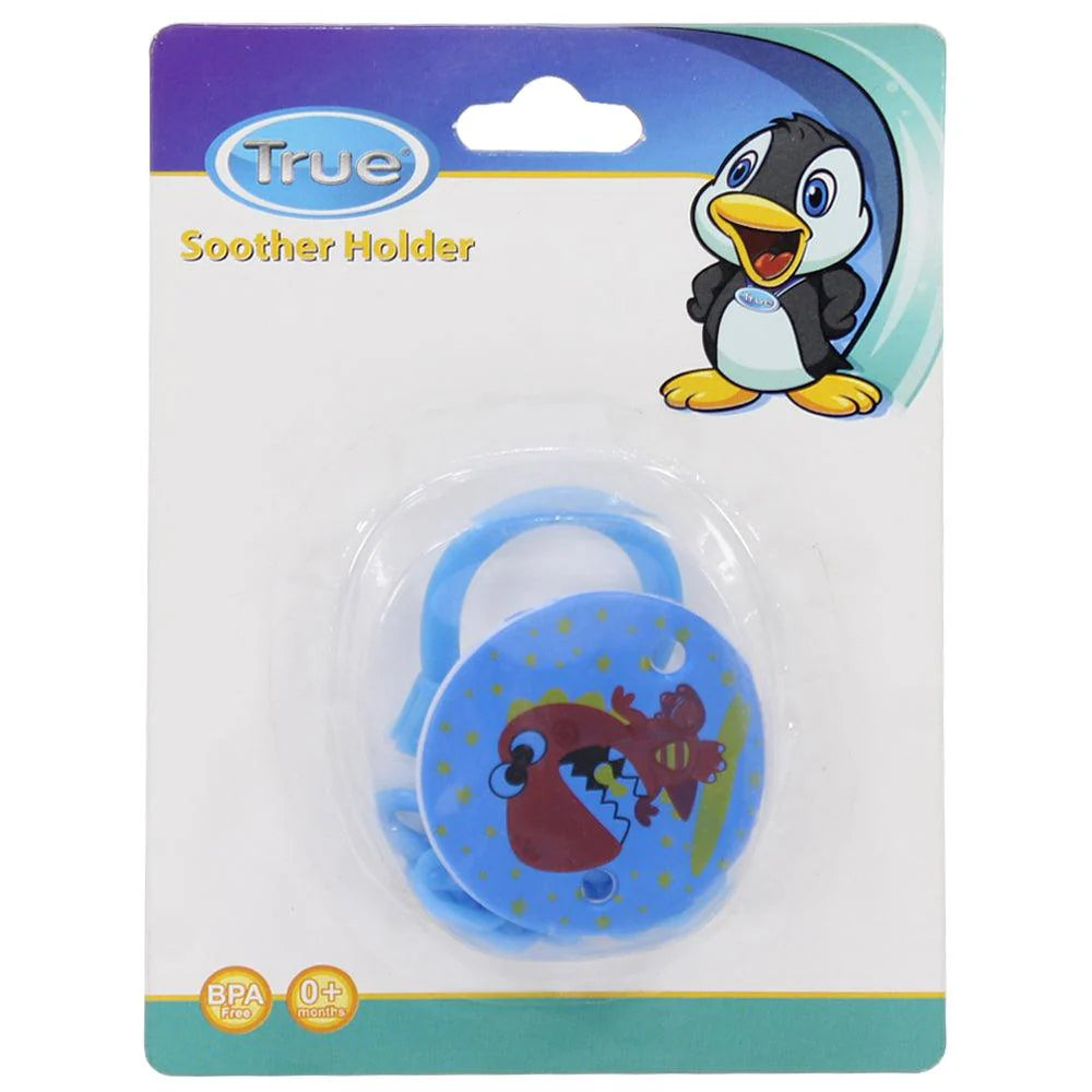 True Pacifier Chain with Prints – Blue