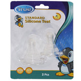 True Standard Silicone Teat 2 PCS 0-3M - Ourkids - True