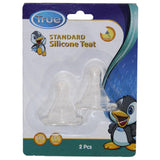 True Standard Silicone Teat 2 PCS 3-6M - Ourkids - True